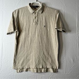 Polo Ralph Lauren Beige Cotton Polo Size M